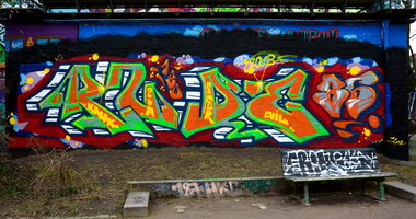Graffiti Wall - Photo by pilotpirx - hamburg, germany, urban