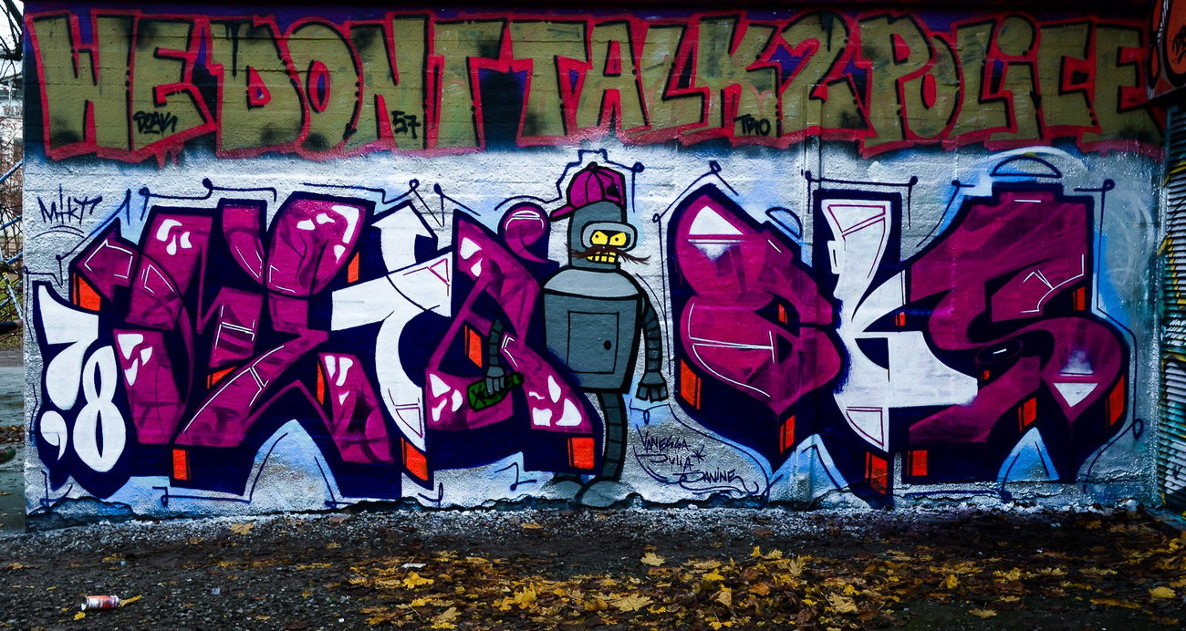 Graffiti Wall - Photo by pilotpirx - hamburg, germany, urban (2017)