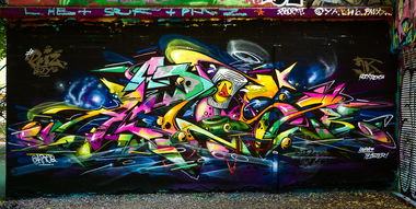 Graffiti Wall - Photo by pilotpirx - hamburg, germany, urban (2018)