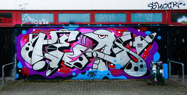 Graffiti Wall - Photo by pilotpirx - hamburg, germany, urban (2017)