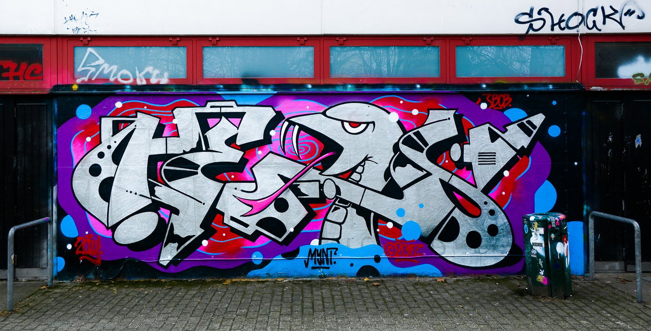 Graffiti Wall - Photo by pilotpirx - hamburg, germany, urban (2017)