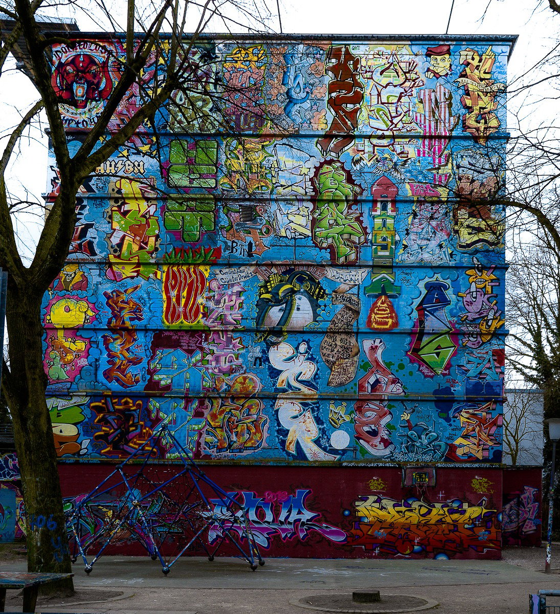 Graffiti Wall - Photo by pilotpirx - hamburg, germany, urban