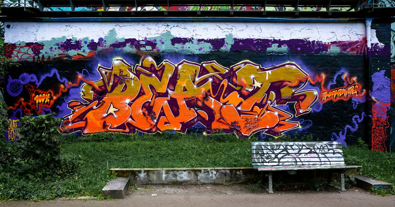 Graffiti Wall - Photo by pilotpirx - hamburg, germany, urban