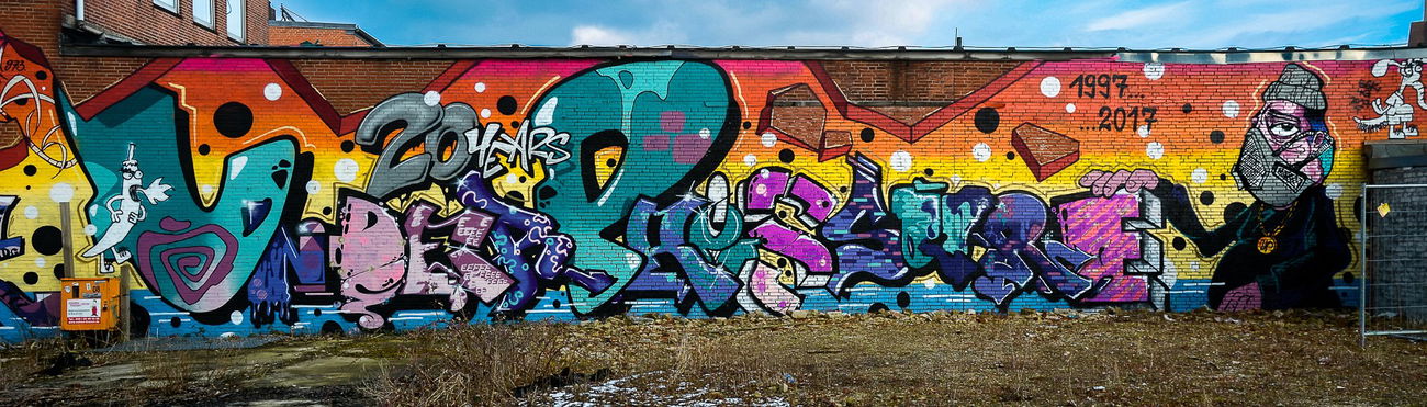 Graffiti Wall - Photo by pilotpirx - hamburg, germany, urban (2017)