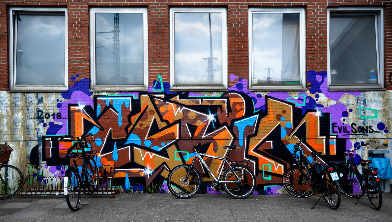 Graffiti Wall - Photo by pilotpirx - hamburg, germany, urban