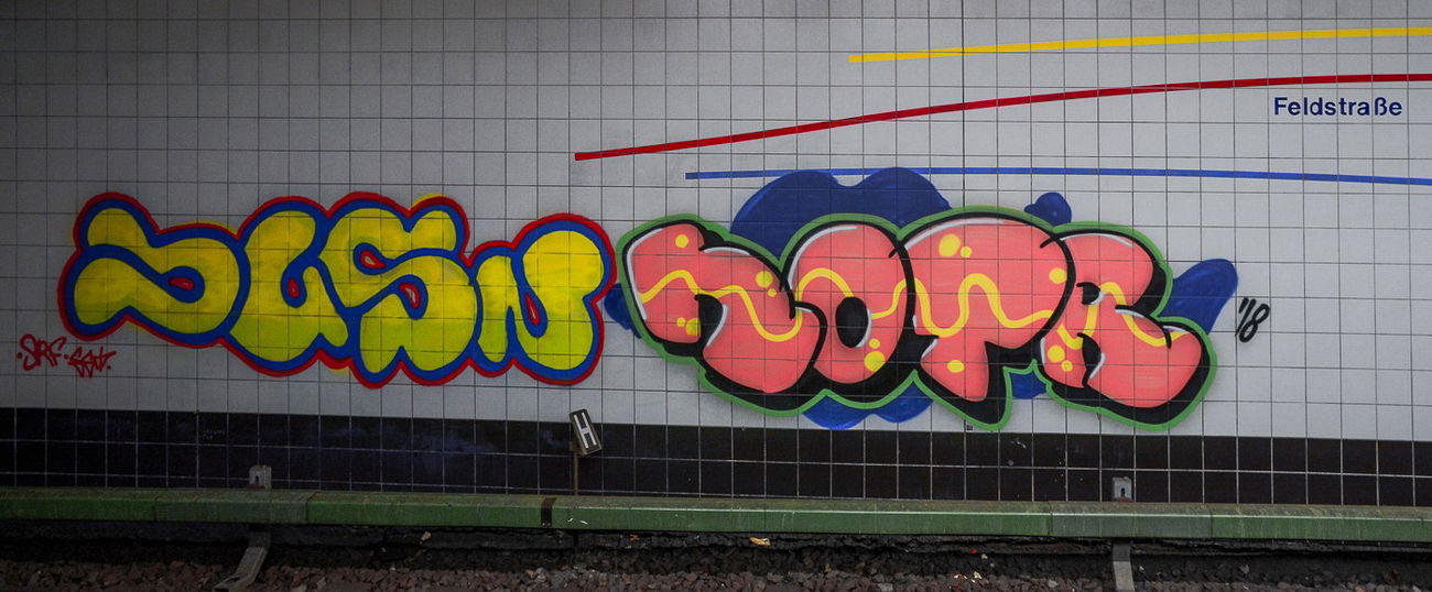 Graffiti Bombing - Photo by pilotpirx - hamburg, germany, urban (2018)