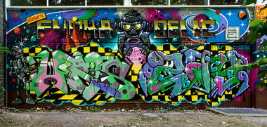 Graffiti Wall - Photo by pilotpirx - hamburg, germany, urban (2018)