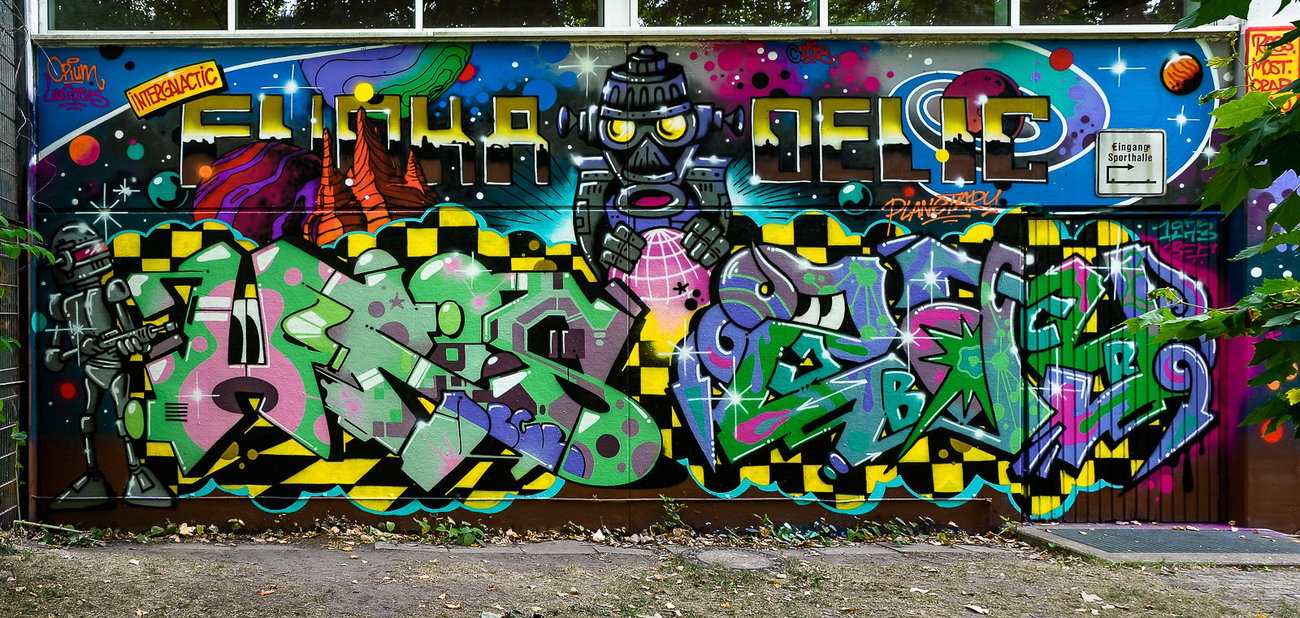 Graffiti Wall - Photo by pilotpirx - hamburg, germany, urban (2018)