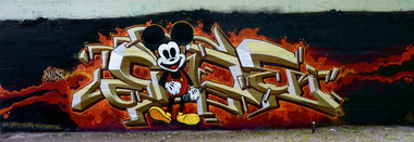 Graffiti Wall - Photo by pilotpirx - walt, disney, mickeymouse
