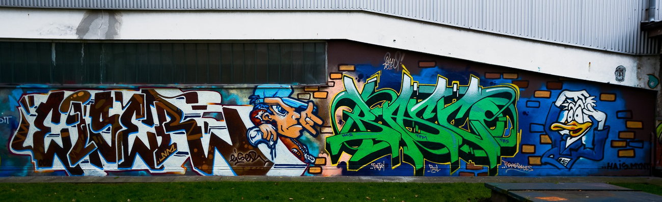 Graffiti Wall - Photo by pilotpirx - hamburg, germany, urban