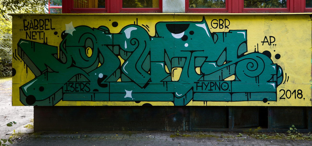 Graffiti Wall - Photo by pilotpirx - hamburg, germany, urban (2018)