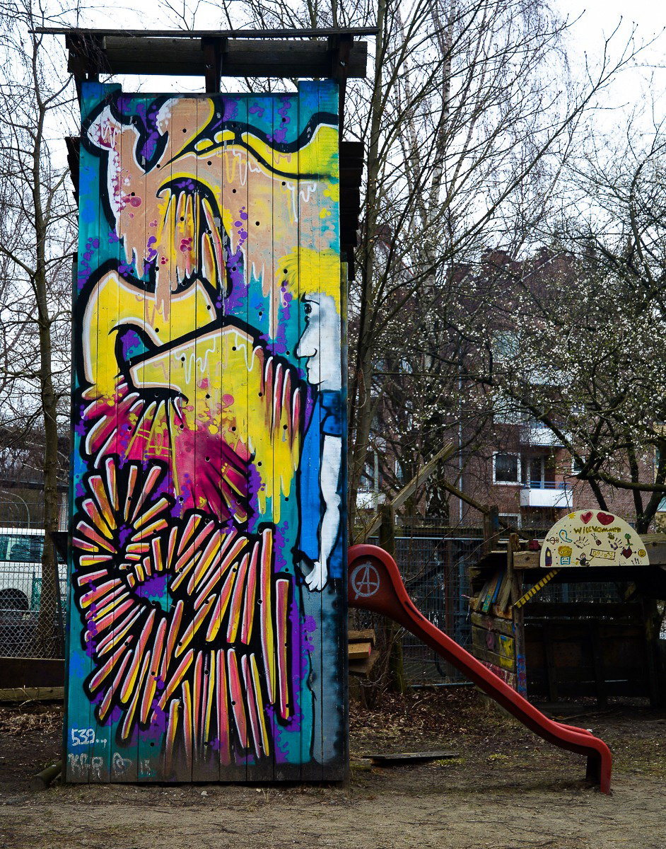 Graffiti Wall - Photo by pilotpirx - hamburg, germany, graffiti (2016)