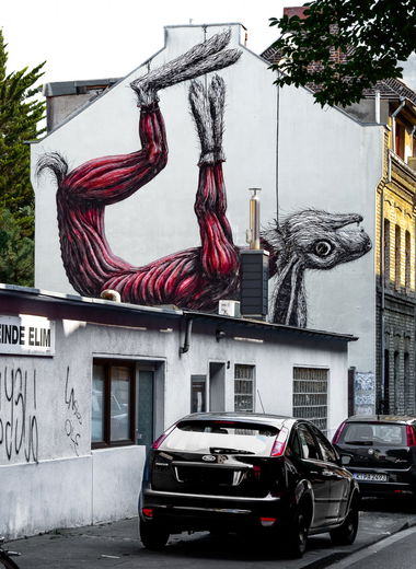 Graffiti Street Art - Photo by pilotpirx - roa, köln, ehrenfeld