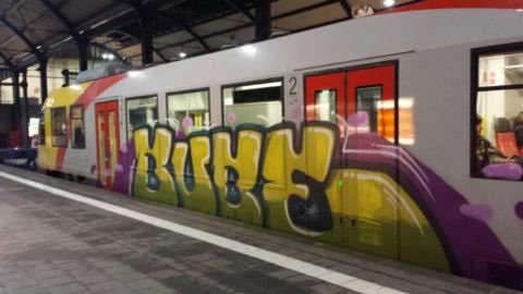 Graffiti Train - Photo by pimmelpirat