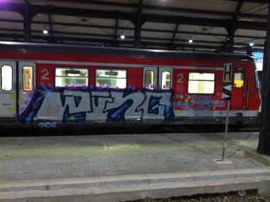 Graffiti Train - Photo by pimmelpirat