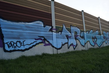 Graffiti Bombing - Photo by pimmelpirat - karies