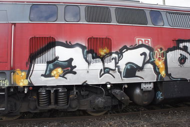 Graffiti Train - Photo by pimmelpirat - olee