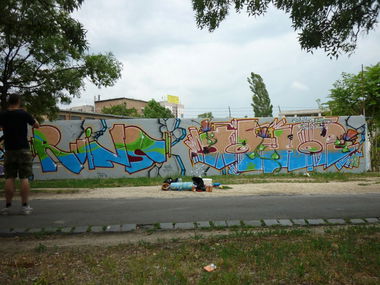 Graffiti Wall in Budapest - Photo by plasticdopesme - hall, of, fame