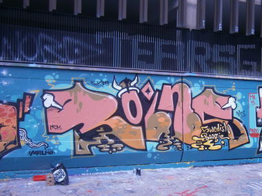 Graffiti Wall in Malmö - Photo by plasticdopesme - wall, hall, of (2013)