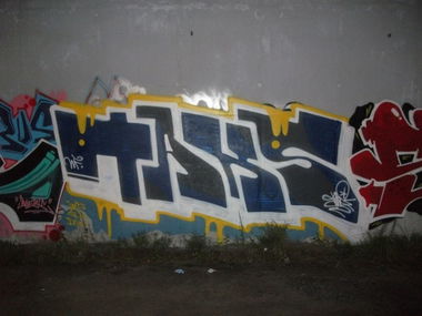 Graffiti Bombing in Saint Petersburg - Photo by plue