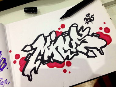 Graffiti Sketch - Photo by plusone (2015)