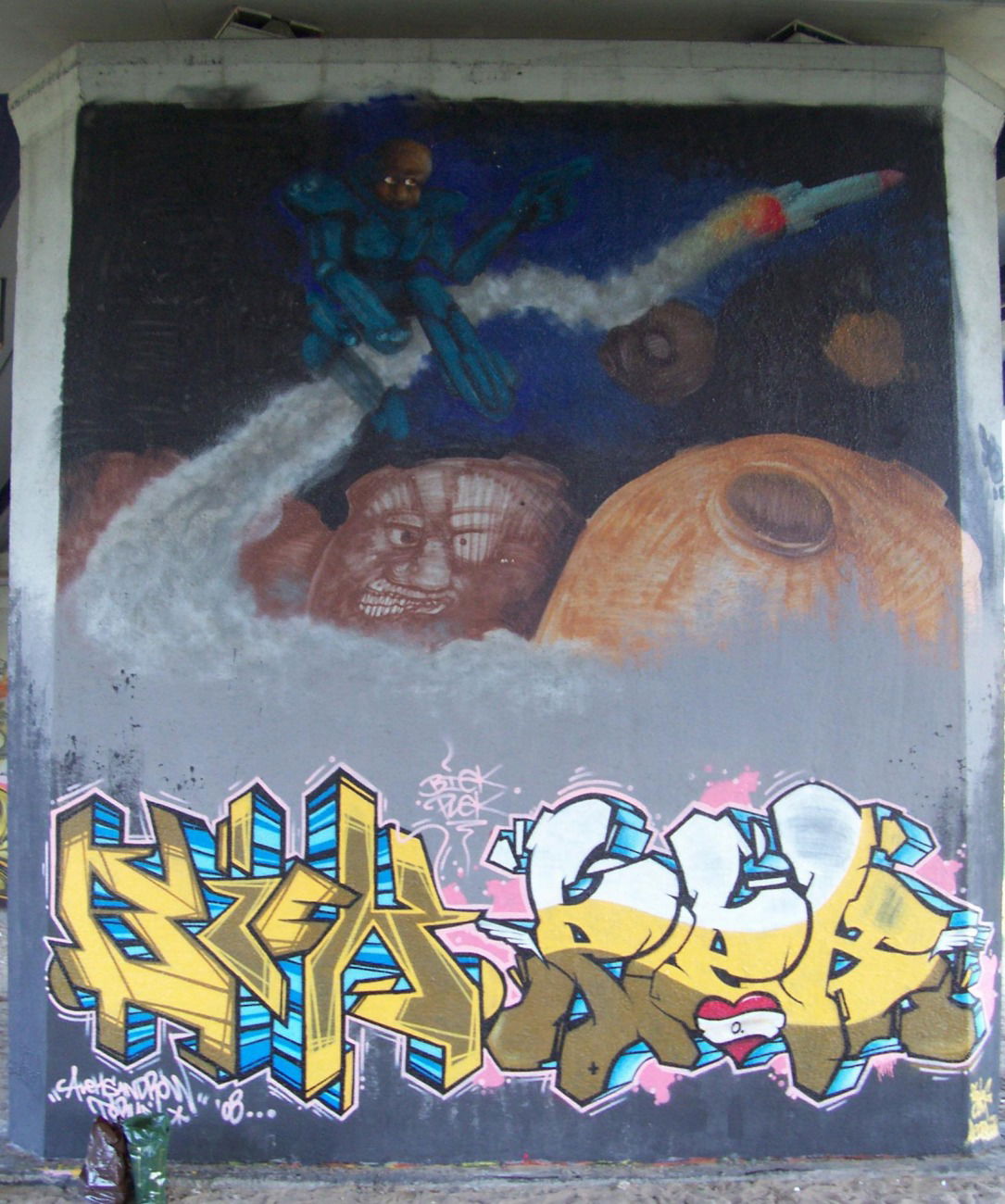 Graffiti Wall - Photo by plusone