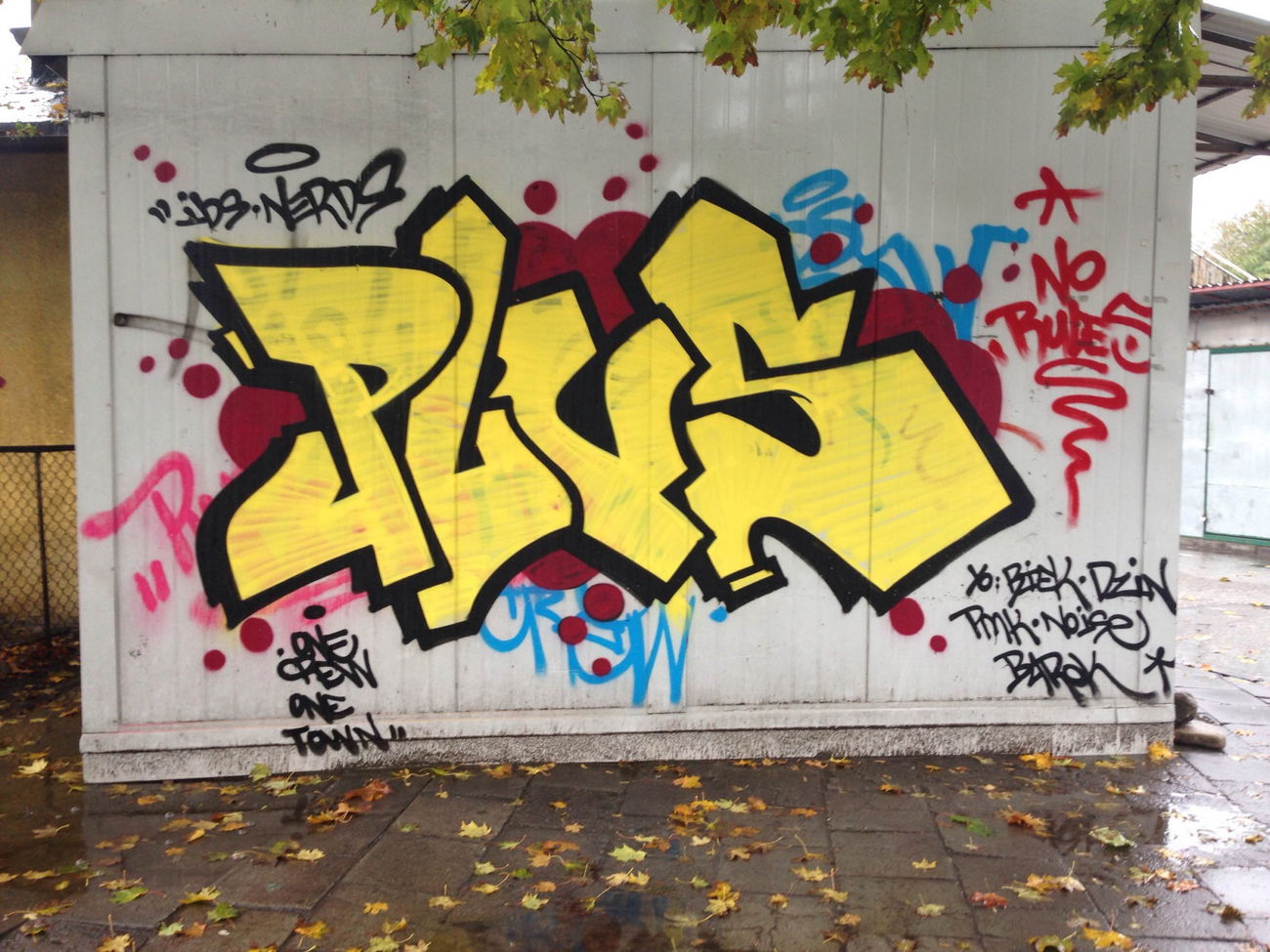 Graffiti Bombing - Photo by plusone