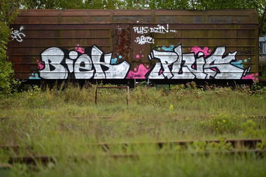 Graffiti Train - Photo by plusone