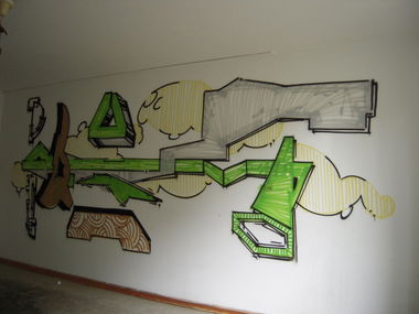 Graffiti Wall in Heidelberg - Photo by poat