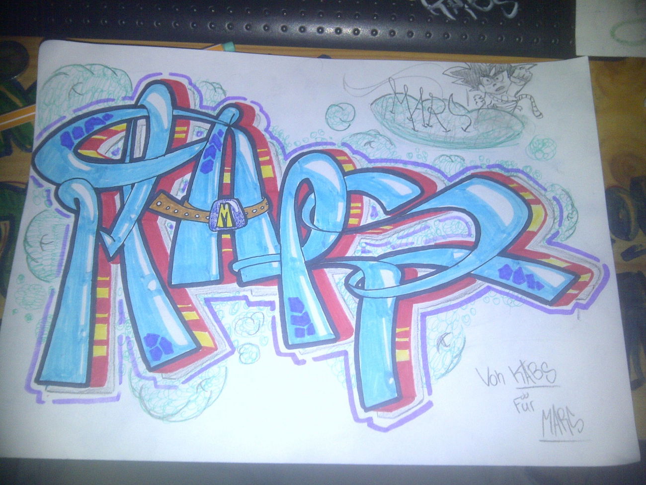 Graffiti Sketch - Photo by pohsmarskabs - mars (2015)