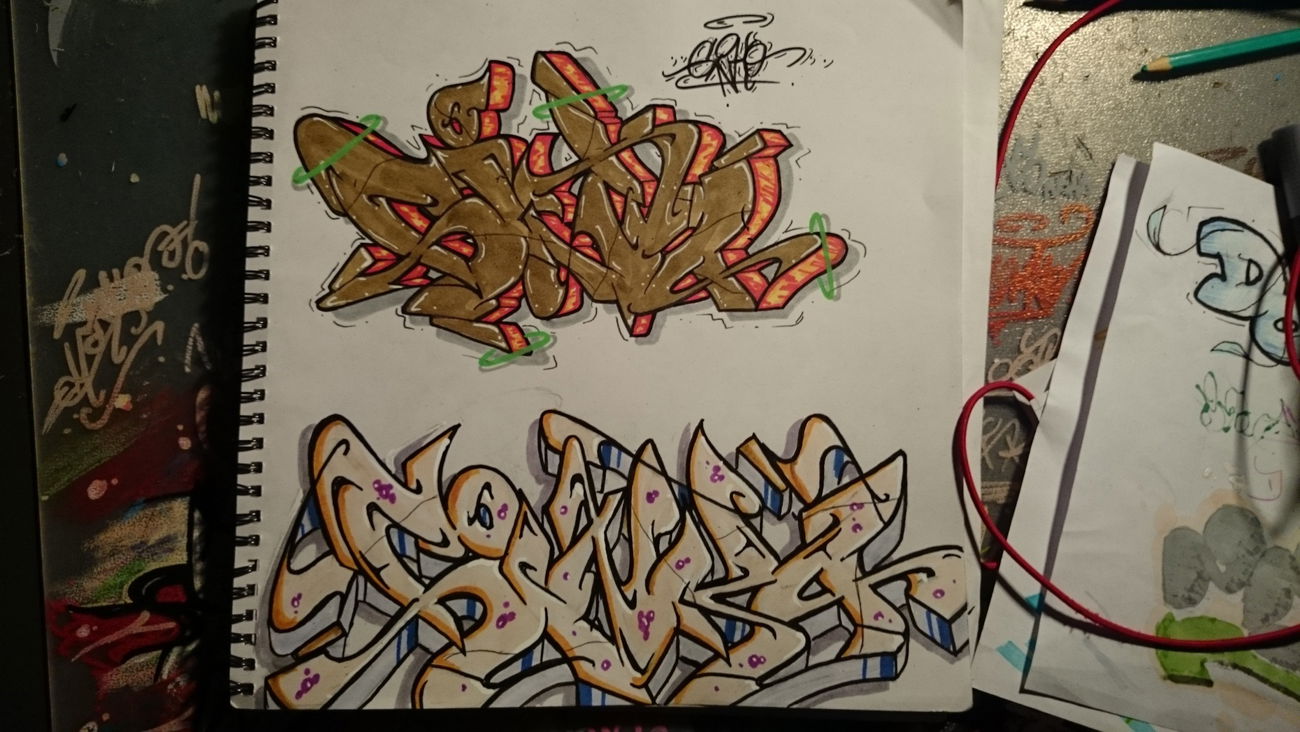 Graffiti Sketch - Photo by pohsmarskabs