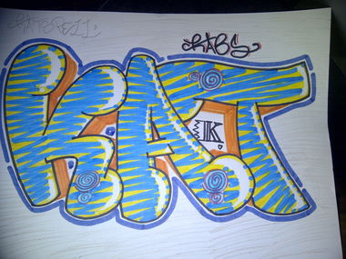 Graffiti Sketch in Deutschland - Photo by pohsmarskabs - Katspell