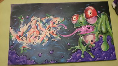 Graffiti Sketch - Photo by pohsmarskabs - Ginko (2015)