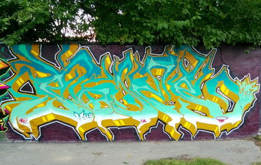 Graffiti Wall - Photo by pojep - pojep, tnb, mhs (2014)