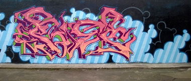 Graffiti Wall in Szczecin - Photo by pojep - pojep, mhs, nk (2014)