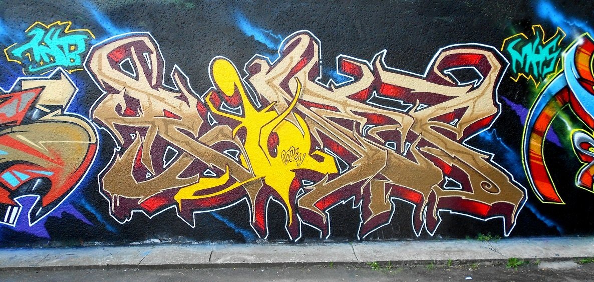 Graffiti Wall in Szczecin - Photo by pojep - pojep, mhs, nk