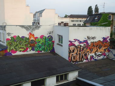 Graffiti Wall in Oldenburg - Photo by pokeoner - sure, poke (2012)
