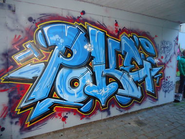 Graffiti Wall in Oldenburg - Photo by pokeoner - poke (2013)
