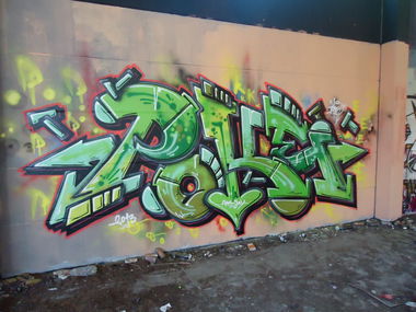 Graffiti Wall in Oldenburg - Photo by pokeoner - poke (2013)