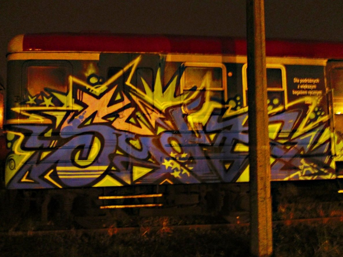 Graffiti Train - Photo by polandtrains