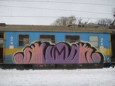 Graffiti Train - Photo by polandtrains
