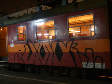 Graffiti Train - Photo by polandtrains