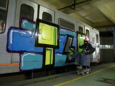 Graffiti Train - Photo by polandtrains