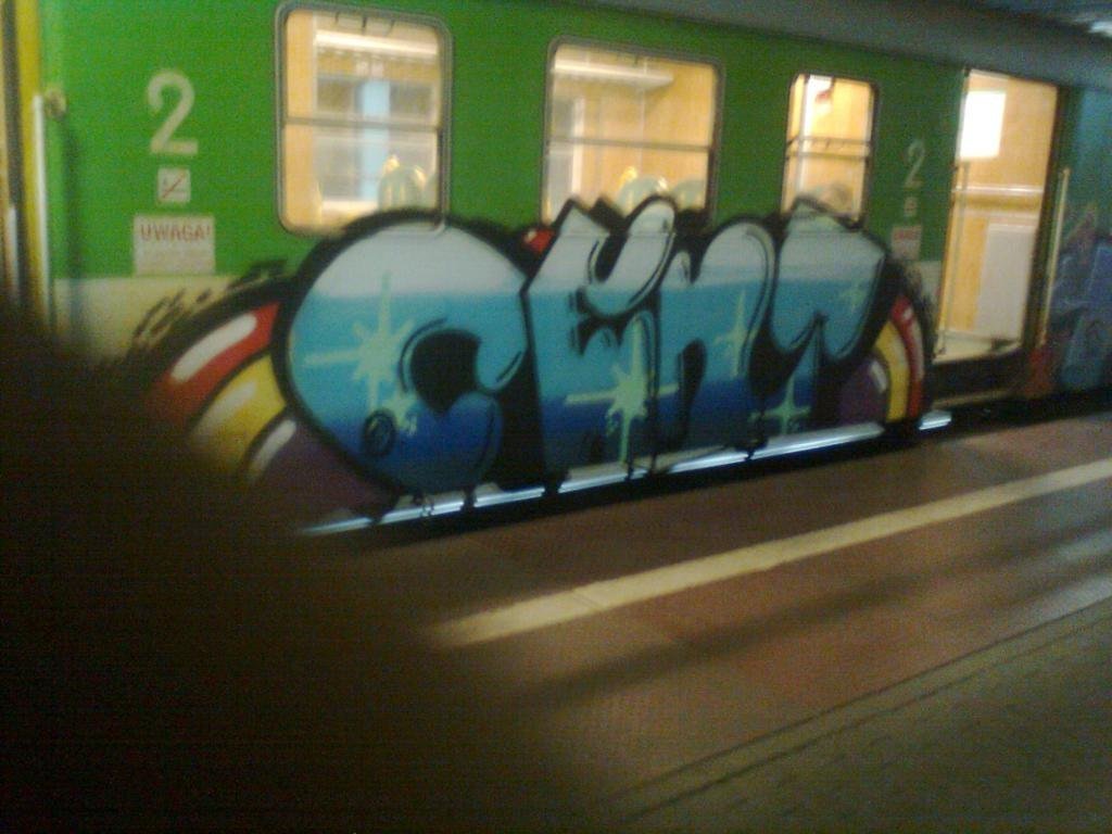 Graffiti Train - Photo by polandtrains