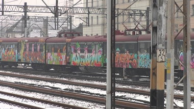 Graffiti Train - Photo by polandtrains