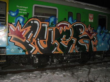 Graffiti Wall - Photo by polandtrains