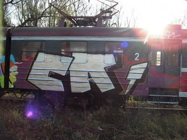 Graffiti Train - Photo by polandtrains