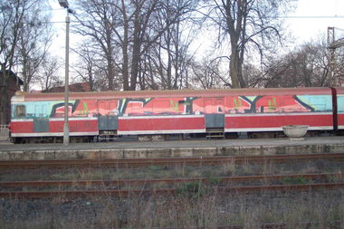 Graffiti Train - Photo by polandtrains