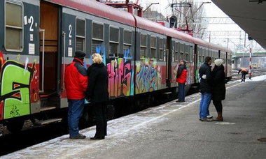 Graffiti Train - Photo by polandtrains