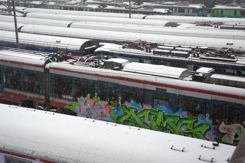 Graffiti Train - Photo by polandtrains